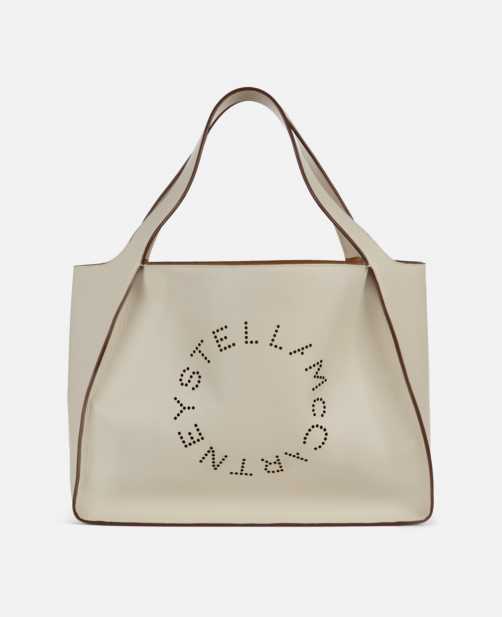 Stella McCartney - Tote Bag mit Logo, Frau, PURE WHITE von Stella McCartney
