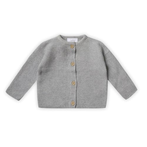 Stellou & friends CardiganStrickjacke für Baby & Kleinkind mit Knöpfen in HolzOptik, Mädchen & Jungen Hochwertige Kleidung aus 100% Baumwolle, Perfekt für Herbst & Winter 62/68 Grau Melange Stellou & friends CardiganStrickjacke für Baby & Kleinkind mit Knöpfen in HolzOptik, Mädchen & Jungen Hochwertige Kleidung aus 100% Baumwolle, Perfekt für Herbst & Winter 62/68 Grau Melange von Stellou & friends