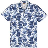 Stenströms Herren Polo-Shirt blau Baumwoll-Piqué von Stenströms