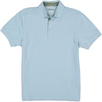 Stenströms Herren Polo-Shirt blau Baumwoll-Piqué von Stenströms