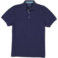 Stenströms Herren Polo-Shirt blau Baumwoll-Piqué von Stenströms