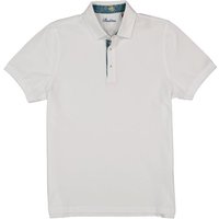 Stenströms Herren Polo-Shirt weiß Baumwoll-Piqué von Stenströms