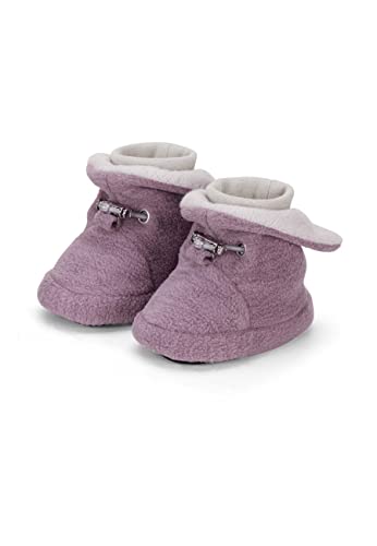 Sterntaler Baby Jungen Baby-Stiefel Melange Babyschuh - Babystiefel, Babystiefelchen - Mid-Top Babyschuh mit Gummi Sohle - lila, 16 von Sterntaler