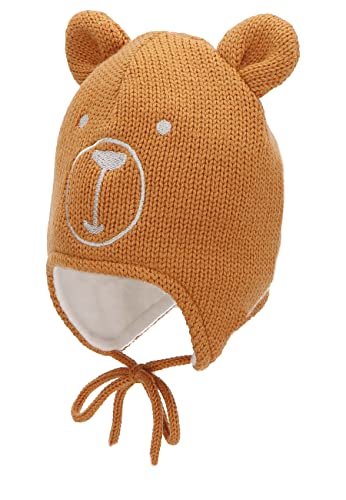 Sterntaler Baby Mädchen Strickmütze Baby Strickmütze - Baby Strickmütze, Mütze Baby, Kappe Kinder - aus Wolle mit Bindeband - hellbraun, 41 Sterntaler Baby Mädchen Strickmütze Baby Strickmütze - Baby Strickmütze, Mütze Baby, Kappe Kinder - aus Wolle mit Bindeband - hellbraun, 41 von Sterntaler