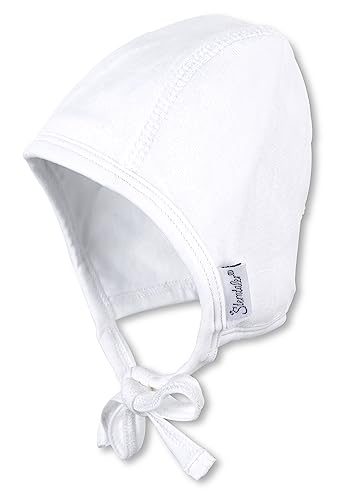 Sterntaler Baby Mütze uni - Babymütze aus Nicki mit flachen Nähten - Weiche Neugeborenen Mütze zum Binden - Erstlingsmütze, weiß, Größe 35 Sterntaler Baby Mütze uni - Babymütze aus Nicki mit flachen Nähten - Weiche Neugeborenen Mütze zum Binden - Erstlingsmütze, weiß, Größe 35 von Sterntaler