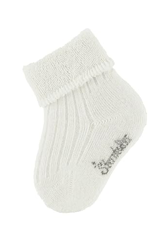 Sterntaler Unisex Baby Baby-söckchen Uni Socks, Ecru, 18 EU von Sterntaler