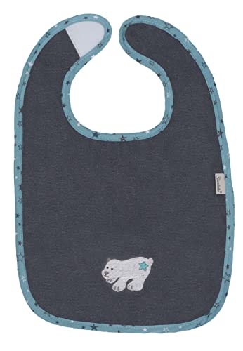 Sterntaler Baby Unisex Baby Lätzchen Klettlätzchen Eisbär Elia GOTS - Baby Lätzchen, Spucktuch Baby, Lätzchen Babies - dunkelgrau Sterntaler Baby Unisex Baby Lätzchen Klettlätzchen Eisbär Elia GOTS - Baby Lätzchen, Spucktuch Baby, Lätzchen Babies - dunkelgrau von Sterntaler