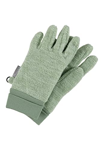Sterntaler Baby Unisex Fingerhandschuhe Kinder Fingerhandschuh Melange Handschuh - Fingerhandschuhe - mit elastischem Bündchen - grün, 6 von Sterntaler