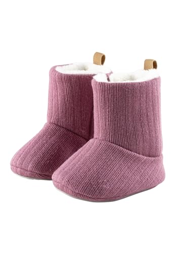 Sterntaler Babystiefel Strick Mädchen - Babyschuhe mit aufgenähter und rutschfester Sohle - Klettverschluss - aus weichem Jersey in Strickoptik, gefüttert mit Teddyflausch, perlrosa, 20 Sterntaler Babystiefel Strick Mädchen - Babyschuhe mit aufgenähter und rutschfester Sohle - Klettverschluss - aus weichem Jersey in Strickoptik, gefüttert mit Teddyflausch, perlrosa, 20 von Sterntaler