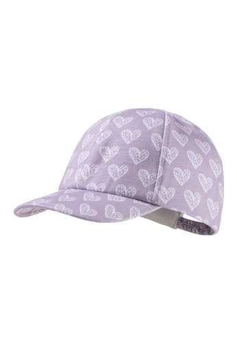 Sterntaler Baseball -Cap Herzen für Mädchen - Jerseycap mit Herzen - Schildkappe für Babys mit UV Schutz 50+ - schützende Basecap für Babys an heißen Sommertagen - flieder, 49 von Sterntaler