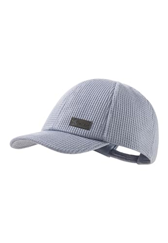 Sterntaler Baseball -Cap Waffelpique - Basecap Mädchen - UV -Schutz 30 für optimalen Schutz an heißen Sommertagen - Unisex Schildkappe für Babys mit UV -Schutz - Basecap für Babys - graublau, 47 von Sterntaler