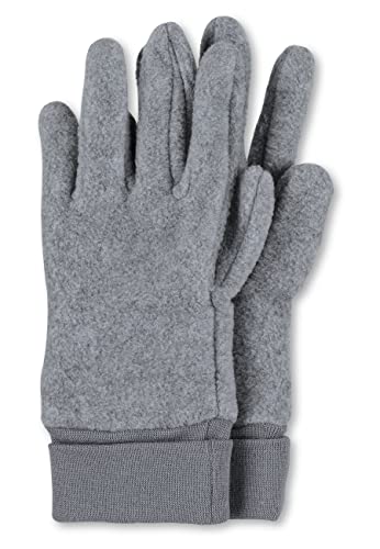Sterntaler Unisex Kinder Fingerhandschuhe aus Microfleece, mit Elastischem Bündchen Handschuhe, Silber Melange, 5 Sterntaler Unisex Kinder Fingerhandschuhe aus Microfleece, mit Elastischem Bündchen Handschuhe, Silber Melange, 5 von Sterntaler