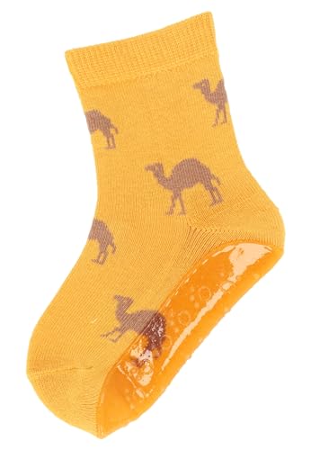 Sterntaler Fli Fli AIR Kamele - Fliesen Flitzer Unisex - Stoppersocken mit rutschfester Sohle - Fliesensocken mit Motiven - mattgelb, 24 Sterntaler Fli Fli AIR Kamele - Fliesen Flitzer Unisex - Stoppersocken mit rutschfester Sohle - Fliesensocken mit Motiven - mattgelb, 24 von Sterntaler