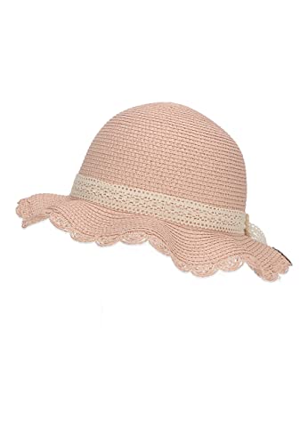 Sterntaler Mädchen Kinderstrohhut Glitter Hut, zartrosa, 51 von Sterntaler