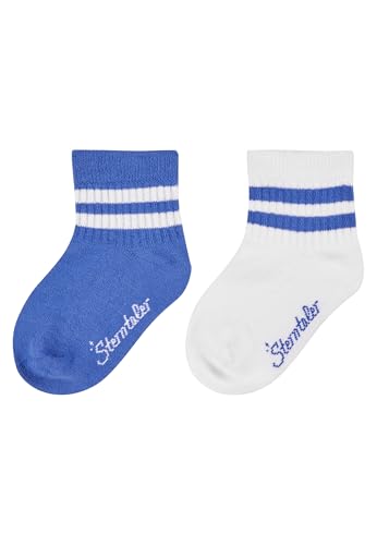 Sterntaler Socken Doppelpack Coolmax Rippe - Baby und Kindersocken kurz - klassische Rippstruktur - Sport Socke - klimaregulierend - optimale Passform - 2er Pack Unisex Strümpfe - kobaltblau, Größe 30 Sterntaler Socken Doppelpack Coolmax Rippe - Baby und Kindersocken kurz - klassische Rippstruktur - Sport Socke - klimaregulierend - optimale Passform - 2er Pack Unisex Strümpfe - kobaltblau, Größe 30 von Sterntaler
