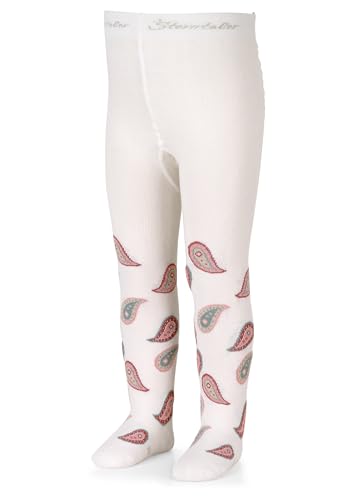 Sterntaler Strumpfhose Paisley - Kinderstrumpfhosen mit Muster - Strumpfhose Mädchen mit elastischem Bund für bequemen Halt - Komfortable Strumpfhose vielseitig zu kombinieren - ecru, 74 Sterntaler Strumpfhose Paisley - Kinderstrumpfhosen mit Muster - Strumpfhose Mädchen mit elastischem Bund für bequemen Halt - Komfortable Strumpfhose vielseitig zu kombinieren - ecru, 74 von Sterntaler