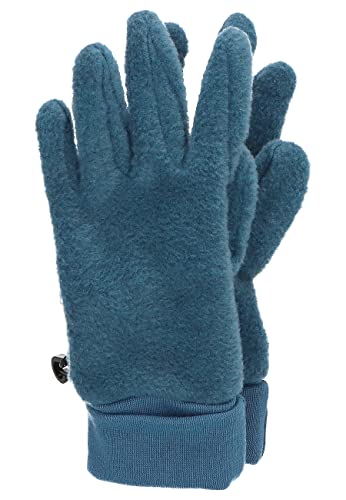 Sterntaler Fleece-Fingerhandschuhe mit elastischem Umschlag, Alter: 12 - 14 Jahre, Größe: 7, Tintenblau melange von Sterntaler