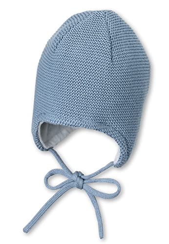 Sterntaler Unisex Kinder Strickmütze Baby Strickmütze mit Fleecefutter, Blau, 43 von Sterntaler