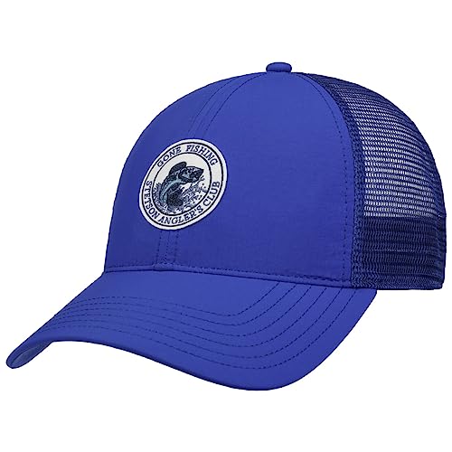 Stetson Gone Fishing Trucker Cap - Blaue Kappe - Größenverstellbare Meshcap - Outdoor-Basecap mit Naturmotiv - Frühjahr/Sommer - Herren & Damen blau One Size von Stetson