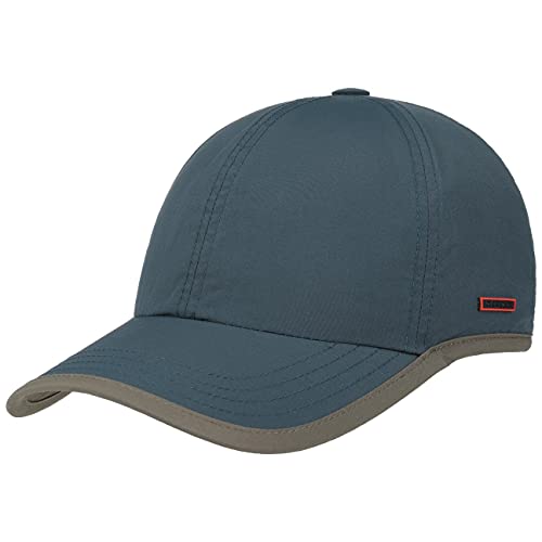 Stetson Kitlock Outdoor Baseballcap Damen/Herren - Sommercap Nylon wasserabweisend - Sonnencap mit UV-Schutz 40+ - Basecap mit Coolmax-Schweißband - Outdoorcap Frühjahr/Sommer blau XL (60-61 cm) von Stetson