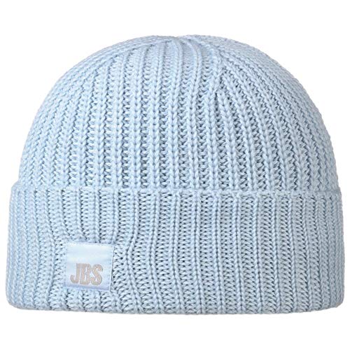 Stetson Morton Strickmütze Damen/Herren - Made in Italy - Wintermütze aus Wollmix - Beanie in Einheitsgröße (54-60 cm) - Umschlagmütze unifarben in diversen Farben - Herbst/Winter hellblau One Size von Stetson