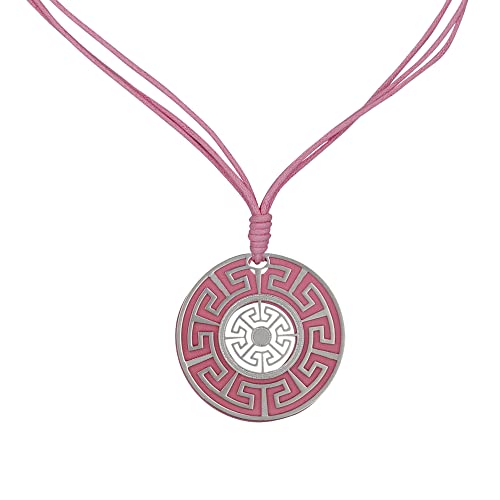 Steuer Modeschmuck Damen Kette Metall 51,5 Glänzend rosa 445040004 von Steuer