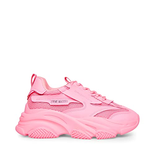 Steve Madden Damen Besitz Sneaker, hot pink, 40 EU von Steve Madden