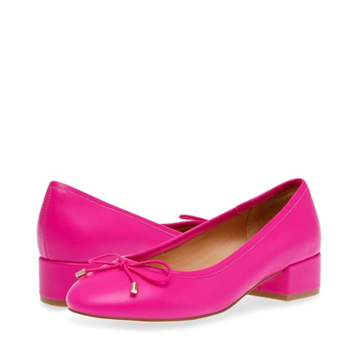 Steve Madden Damen Cherish Pumps, Pink Leather, 38 EU von Steve Madden