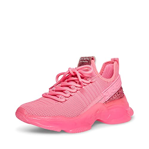 Steve Madden Damen Maxima Sneaker, Knallpink (Hot Pink), 37 EU von Steve Madden