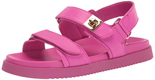 Steve Madden Damen Mona Sandalen, Pinkes Leder, 10 von Steve Madden