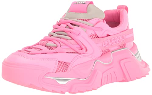 Steve Madden Damen Power Sneaker, Pink, 38 EU von Steve Madden