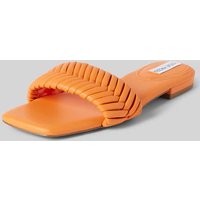 Steve Madden Slides in Flecht-Optik Modell 'ALLURE' in Orange, Größe 37 von Steve Madden