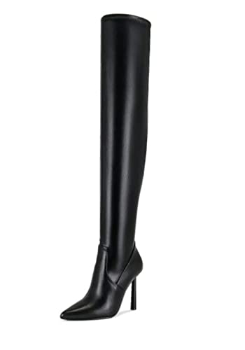 Steve Madden Viktory Fashion Damen Stiefel, Black Paris Vivee, 36 EU von Steve Madden