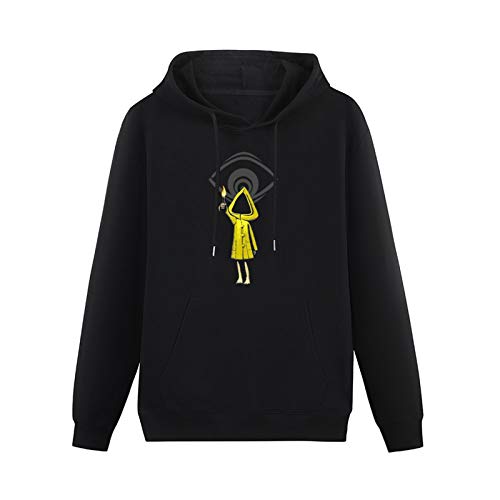 Men's Heavyweight Hooded Limited Little Nightmares Six Maw Cool Creepy Design Long Sleeve Sweatshirts Black L von Stille