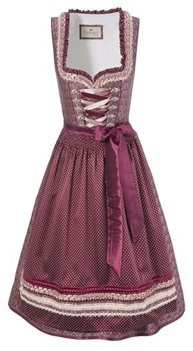 Dirndl midi Gaggen Giselle weinrot Stockerp., Gr. 32 von Stockerpoint