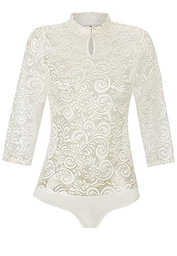 Stockerpoint Damen Body Sera Bluse, Creme, Large von Stockerpoint