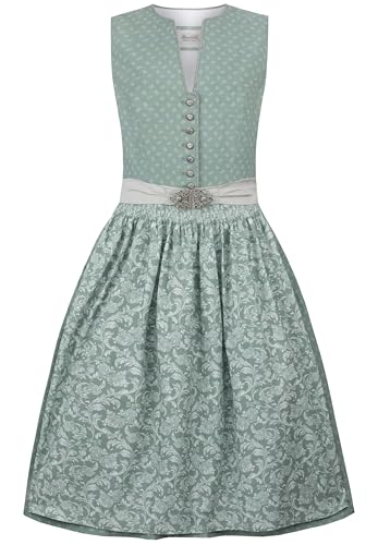 Stockerpoint Damen Dirndl Franka Kleid Für Besondere Anlässe, Salbei, 44 EU von Stockerpoint