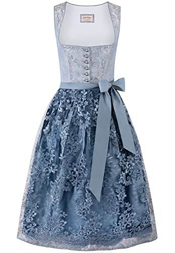 Stockerpoint Damen Sidonia Kleid, Rauchblau, 48 von Stockerpoint