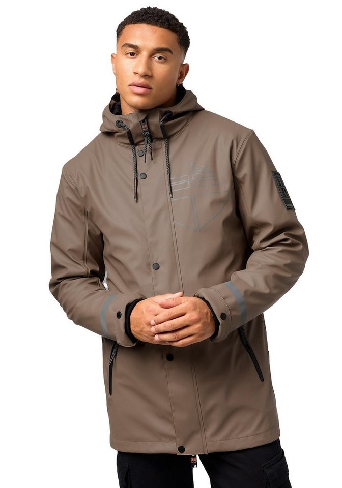 Stone Harbour Regenmantel Tamio Herren Regenjacke mit extralangen Ärmeln von Stone Harbour