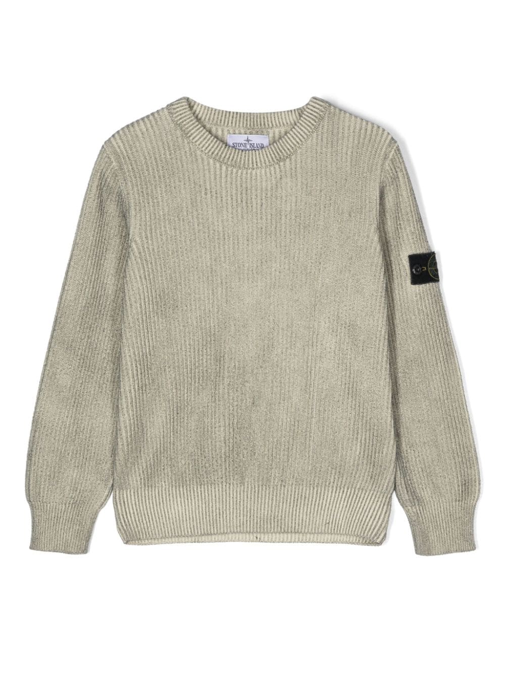 Stone Island Junior Pullover mit Kompass - Grau von Stone Island Junior