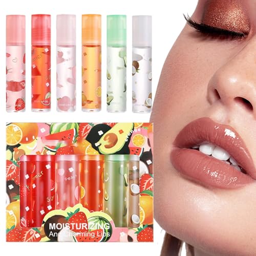 Aufpolsterndes Lippenöl | Schimmernder, klarer Lipgloss mit fruchtigem Duft - Kosmetik für junge Mädchen für Dating, Reisen, Zuhause, Arbeiten, Einkaufen, Treffen Storaffy von Storaffy