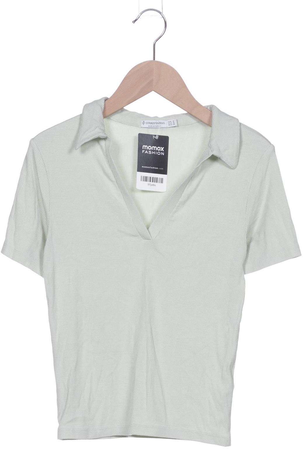 Stradivarius Damen Poloshirt, hellgrün, Gr. 38 von Stradivarius