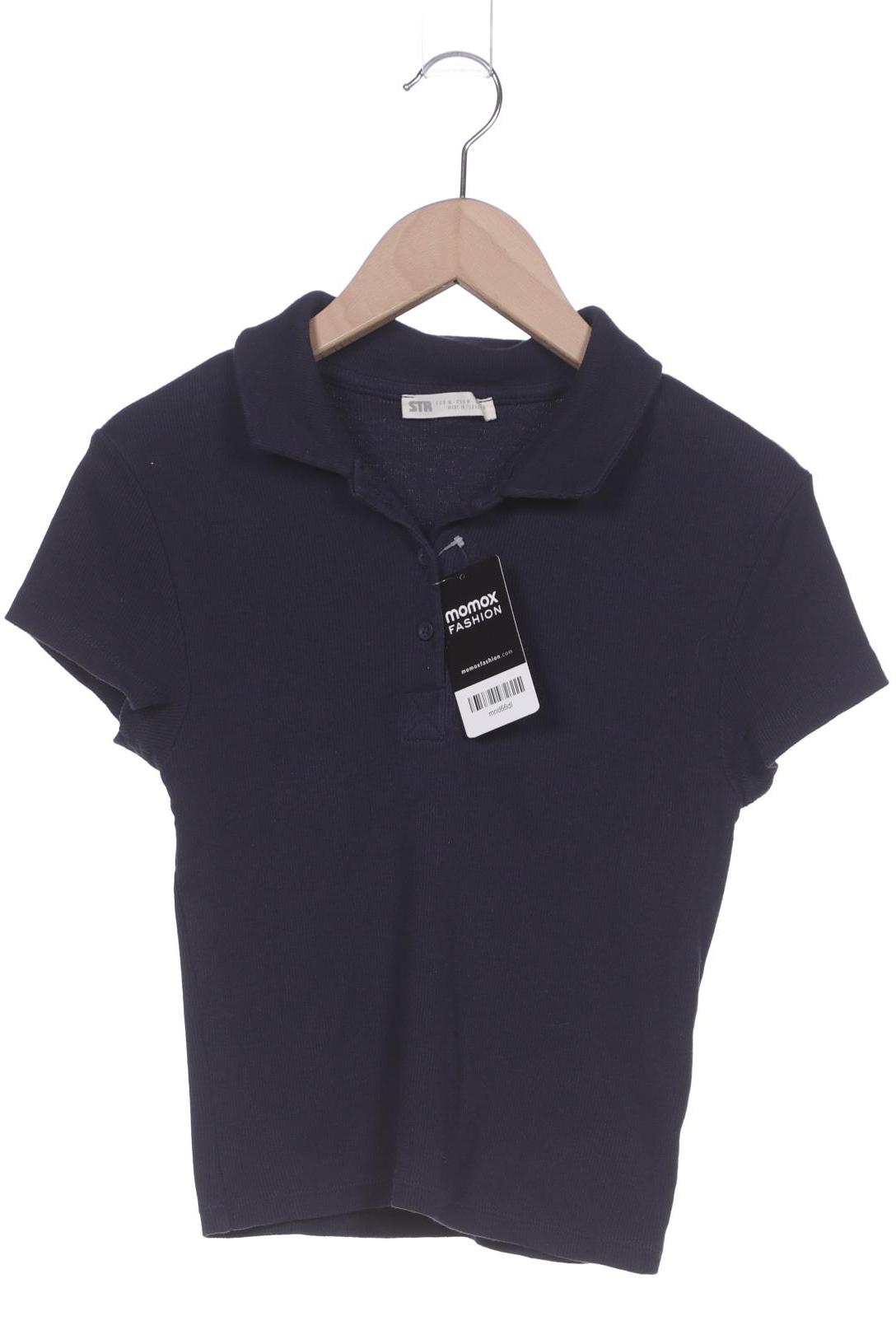 Stradivarius Damen Poloshirt, marineblau, Gr. 38 von Stradivarius