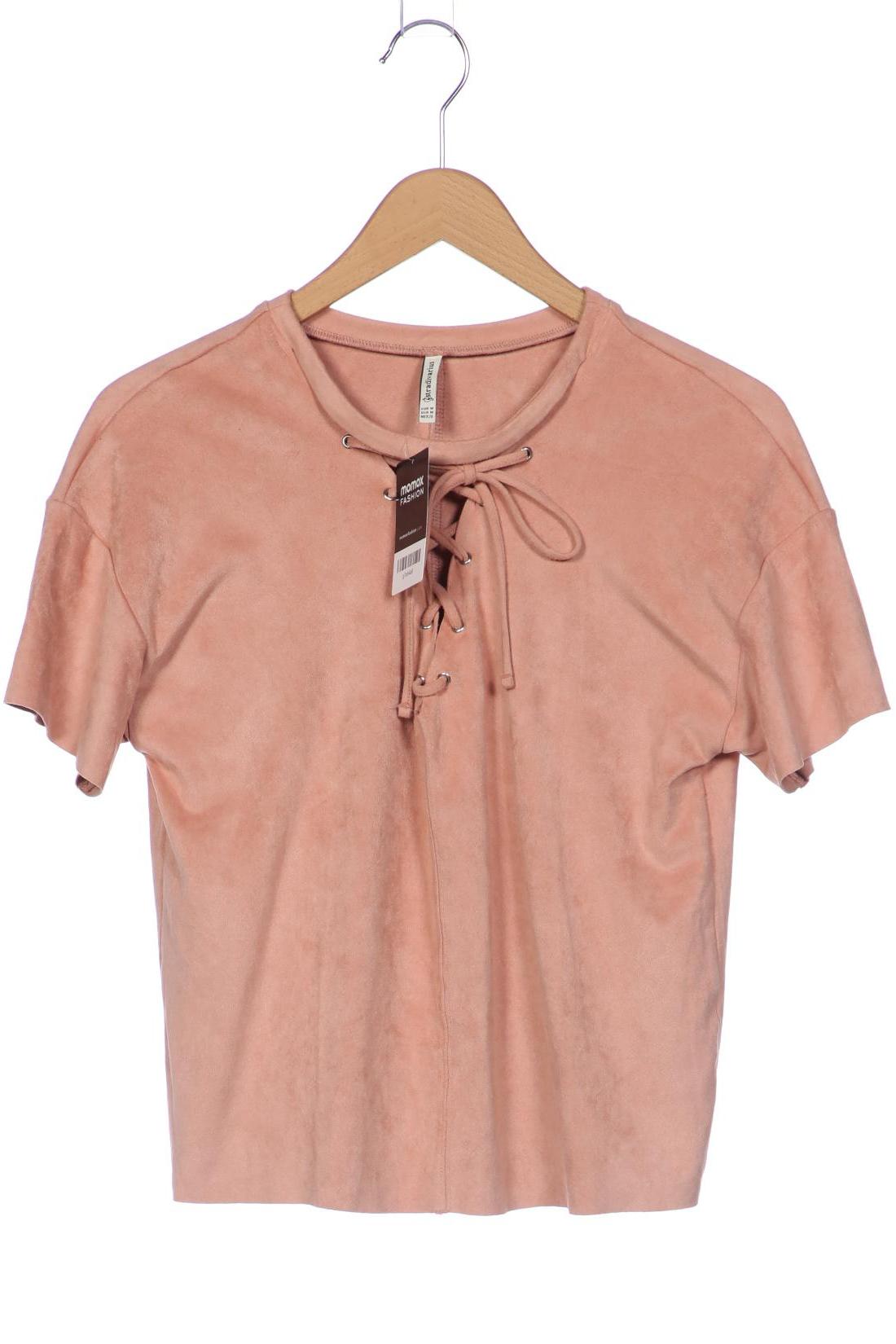 Stradivarius Damen T-Shirt, pink, Gr. 38 von Stradivarius