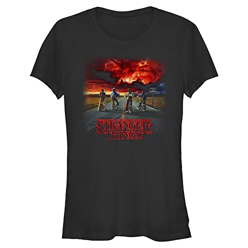 Stranger Things Damen Where It Began Short Sleeve T-shirt, Schwarz, S von Stranger Things