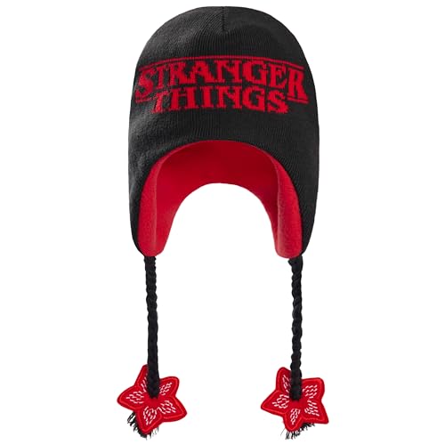 Stranger Things Winter Mütze Mädchen - One Size Beanie-Mütze mit Ohrenklappen für Kinder und Teenager von Stranger Things