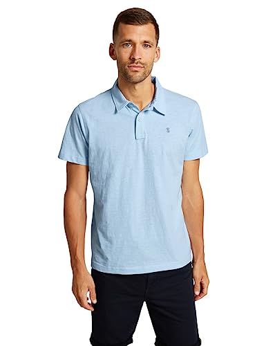 Street One MEN Herren D319768 Poloshirt, Ice Blue, XL von Street One MEN