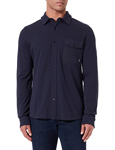 Street One MEN Herren Herrenhemd,navy blue,XXL von Street One MEN