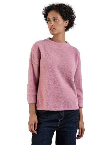 STREET ONE Damen Flauschiges Shirt,Sunrise Pink,36 STREET ONE Damen Flauschiges Shirt,Sunrise Pink,36 von Street One