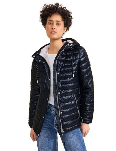 STREET ONE Damen Steppjacke, gravity blue, 42 von Street One